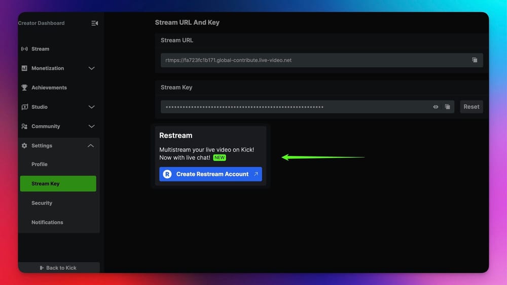 How To Stream On Kick Quick Guide Restream Blog