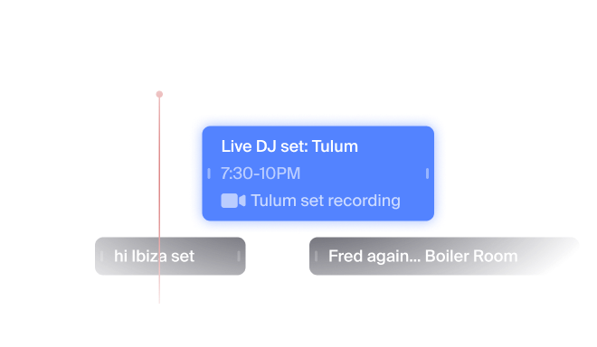 Pre-recorded streaming