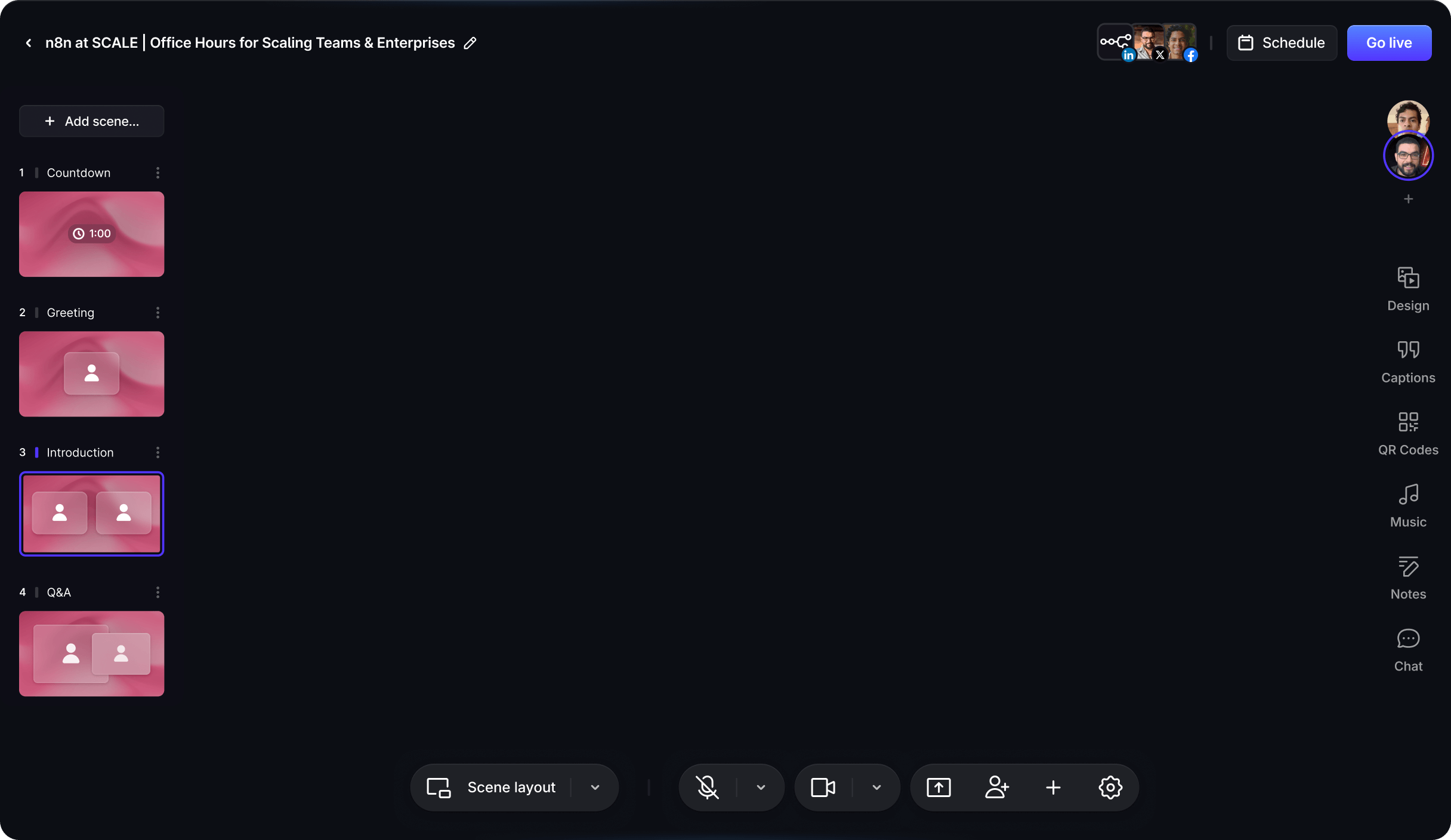 Studio Live Streaming