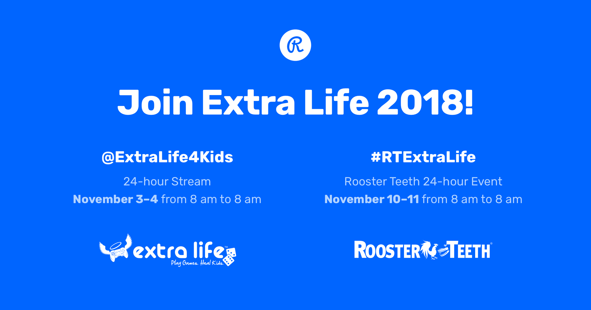 Rooster Teeth Extra Life 2024 Schedule Etty Sherye