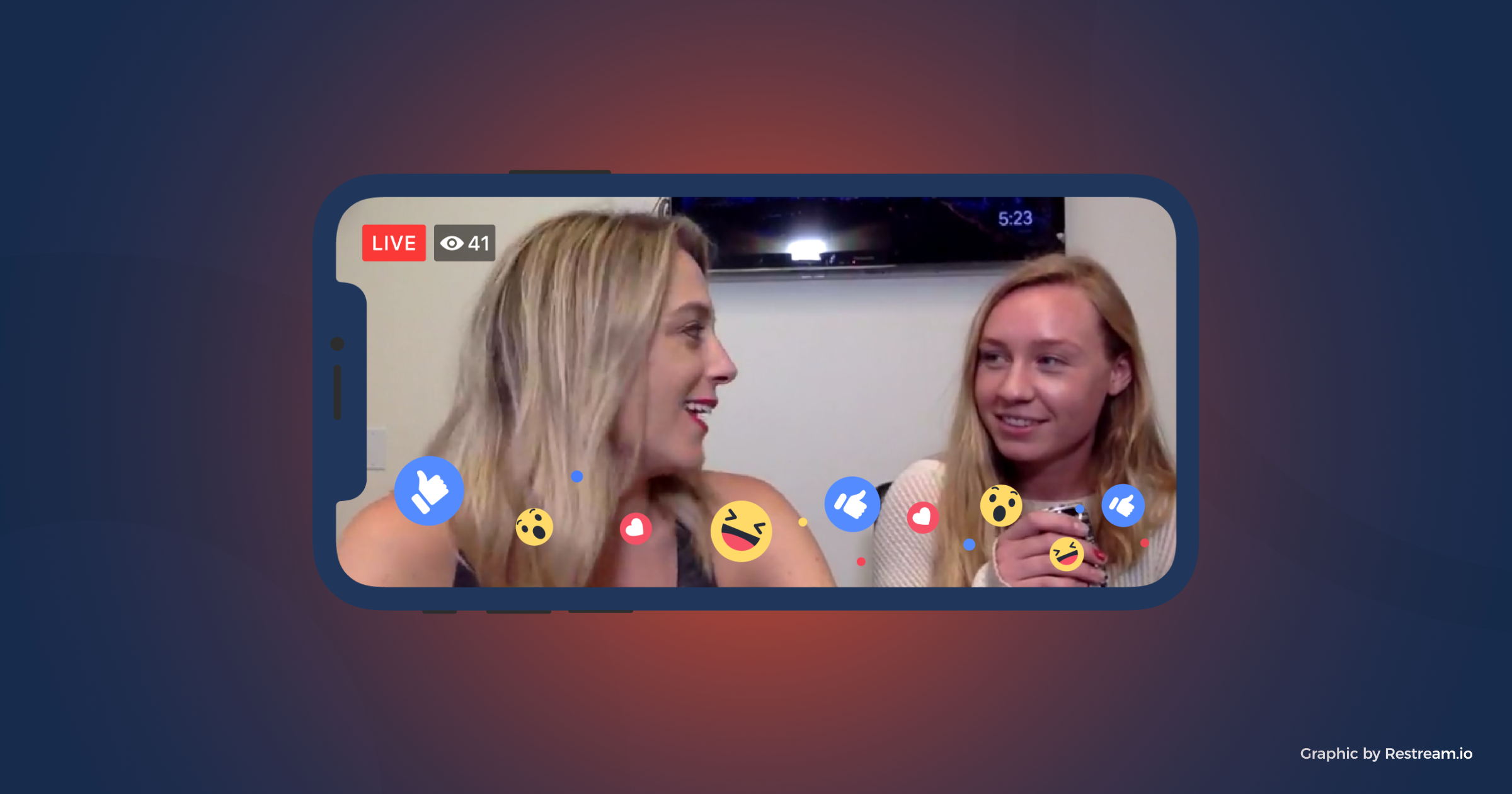 Facebook Live on the iPhone XS