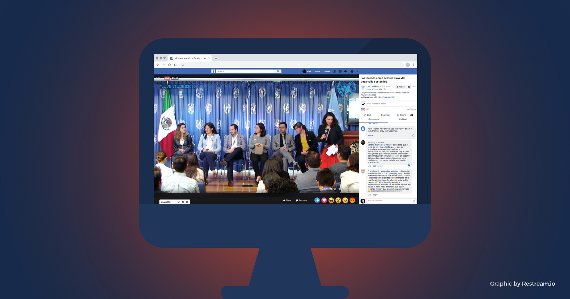 Facebook Live on the desktop
