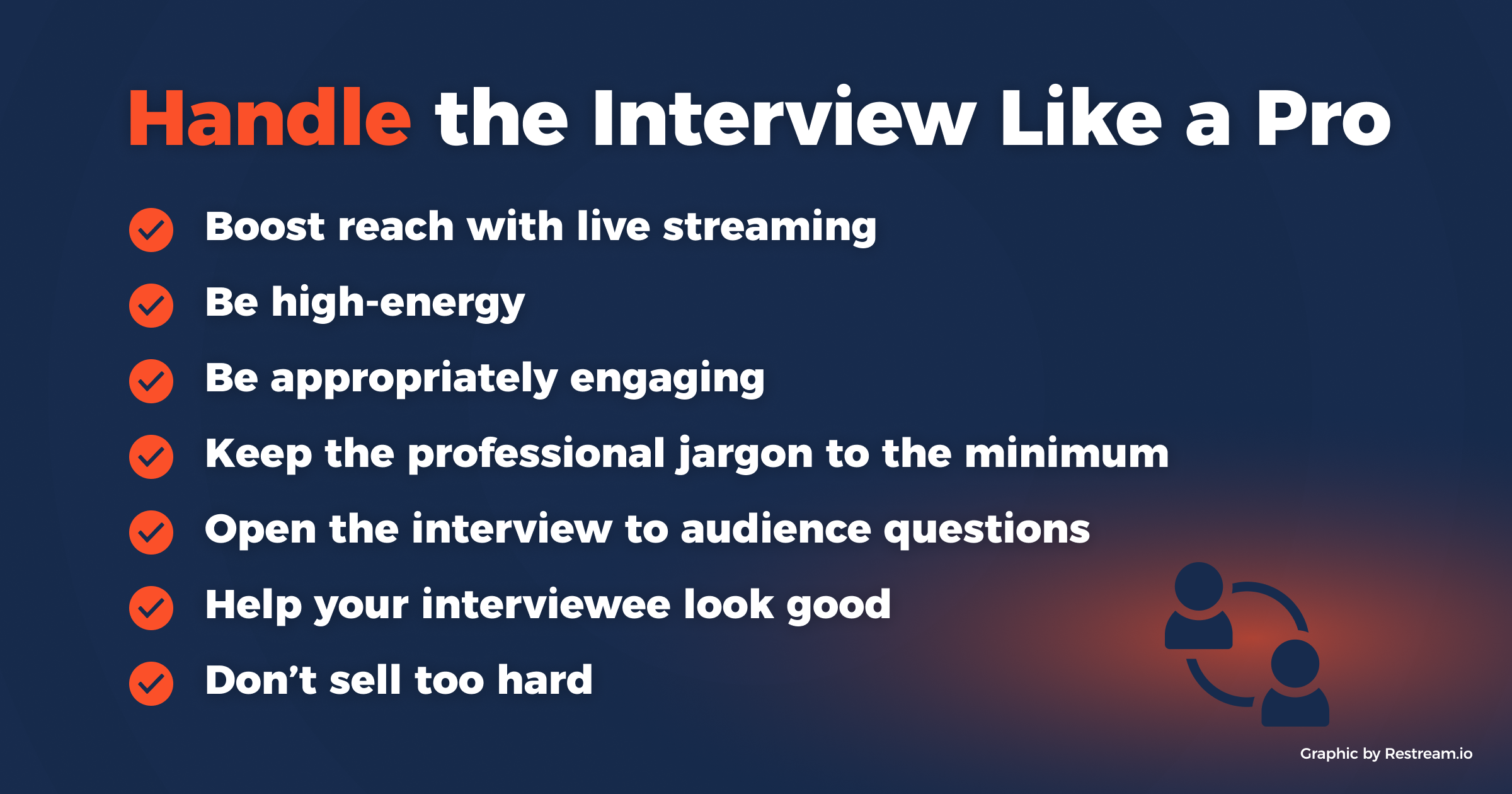 Handle the Interview Like a Pro checklist