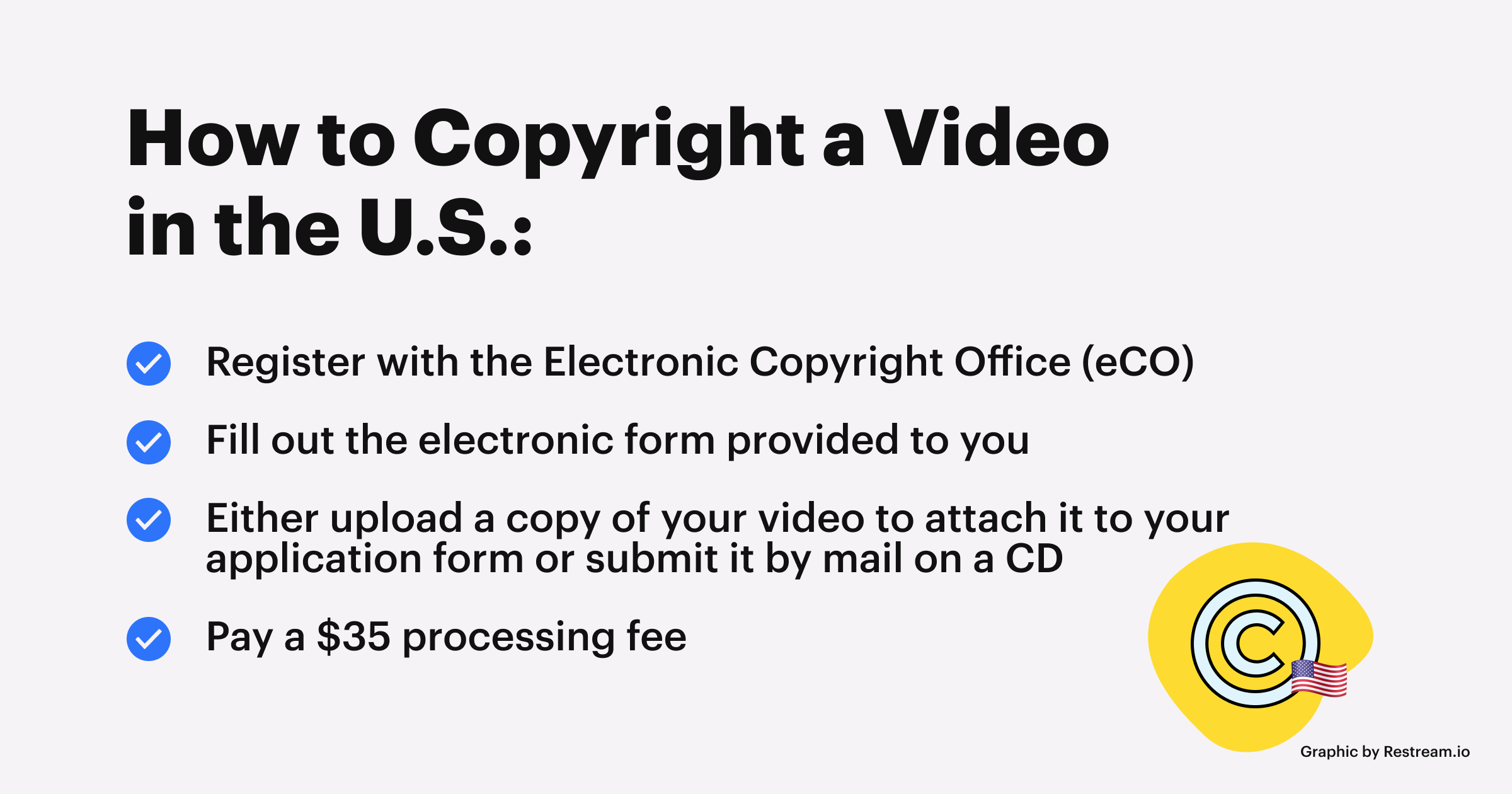 How to Copyright a Video: Quick Guide – Restream Blog