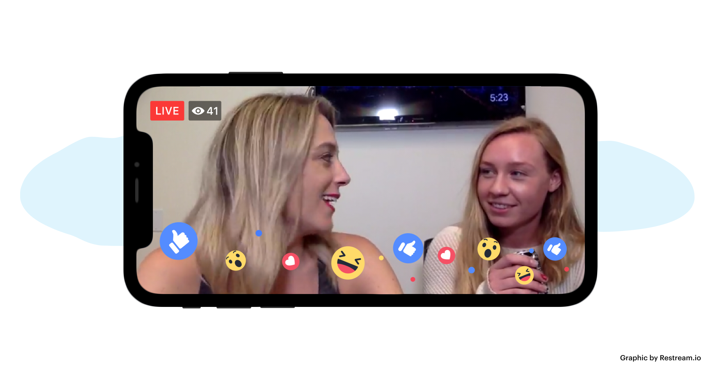 Facebook Live on the iPhone XS
