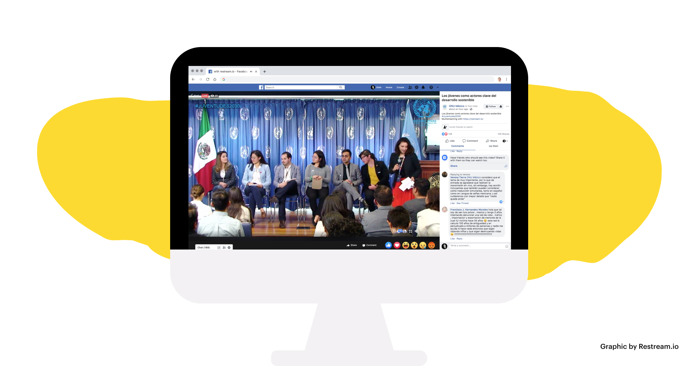 Facebook Live on the desktop