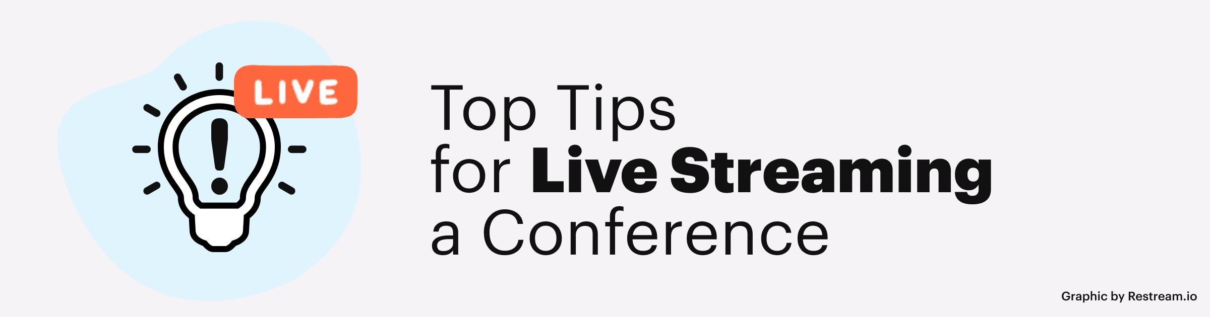 How to Live Stream a Conference Restream Blog