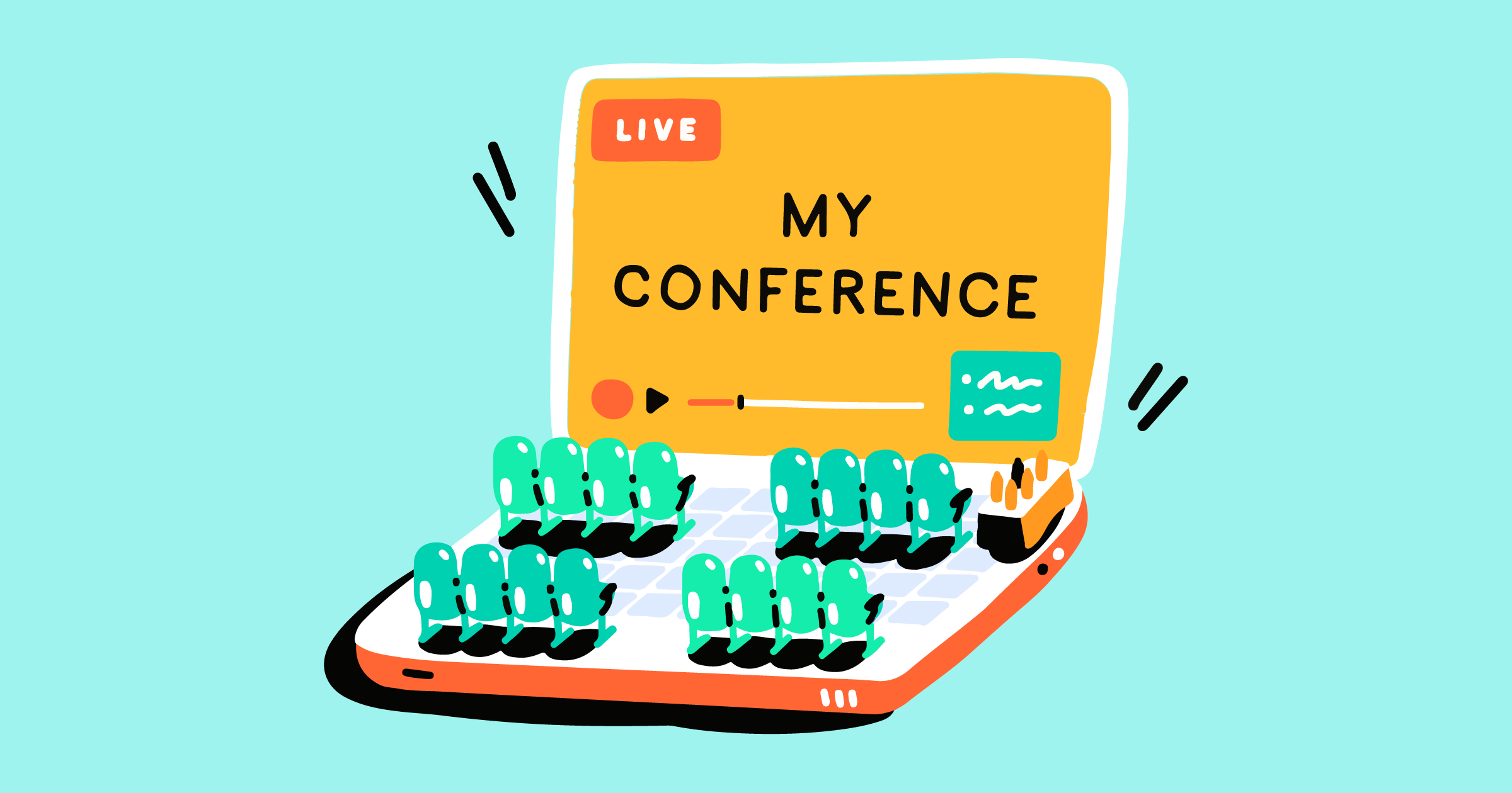 Live stream a conference