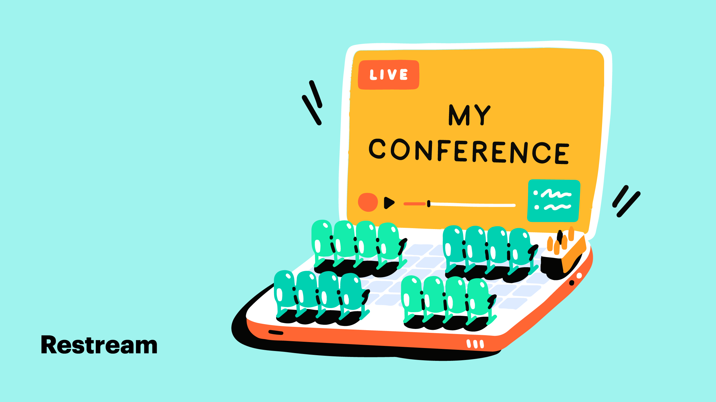 How to Live Stream a Conference Restream Blog