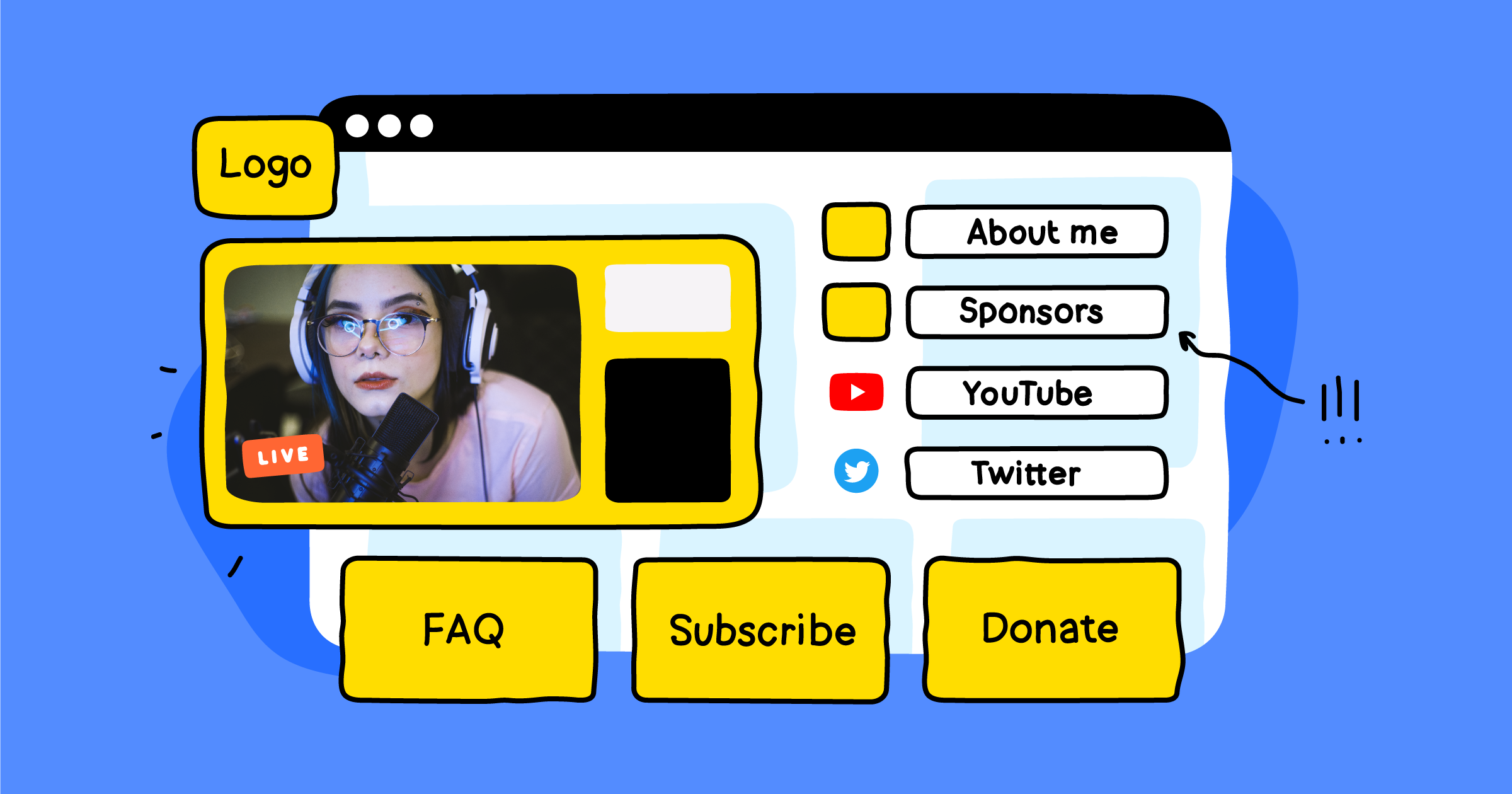 Сhoose the right graphics for your stream and audience)