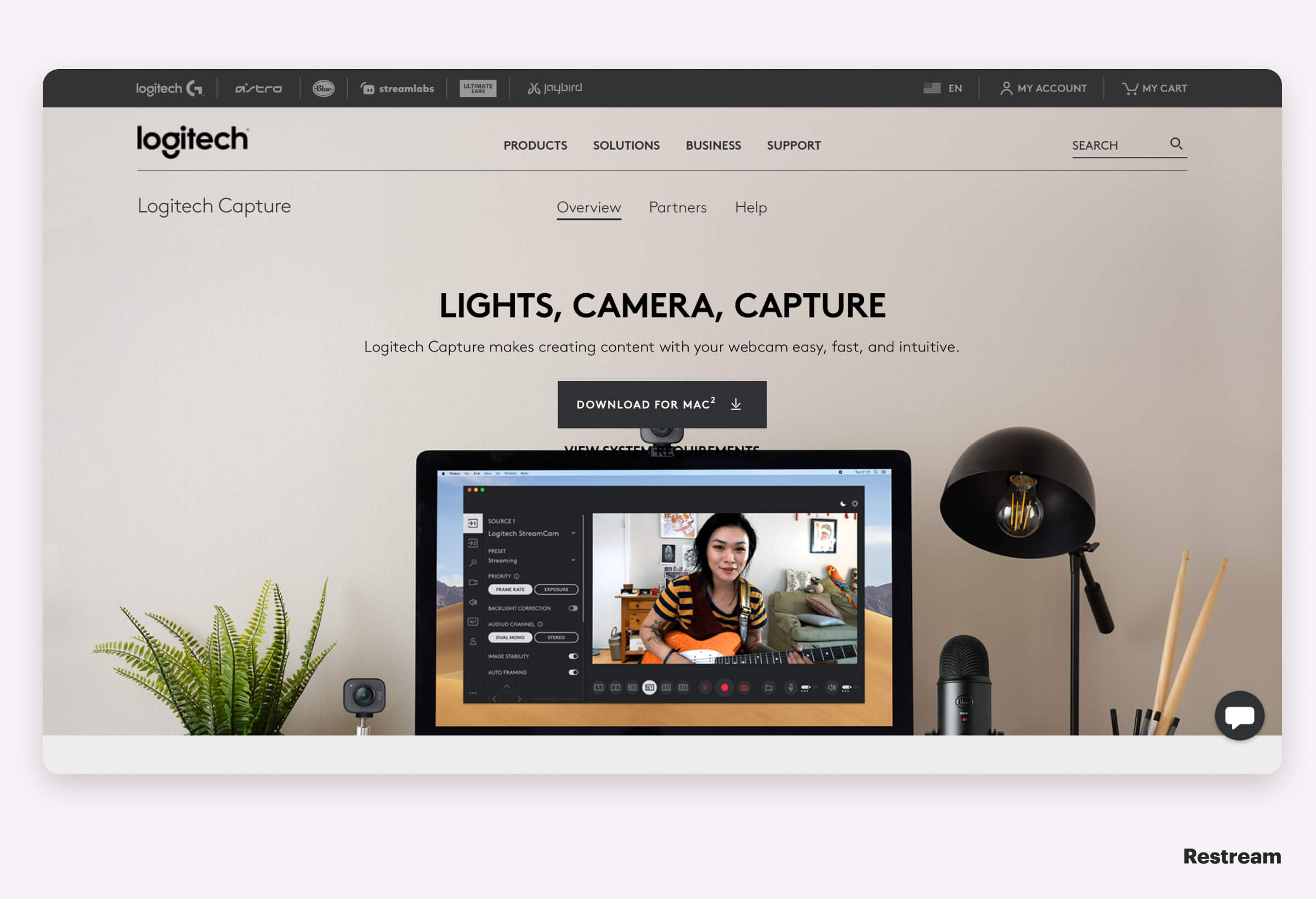 logitech web camera software download free