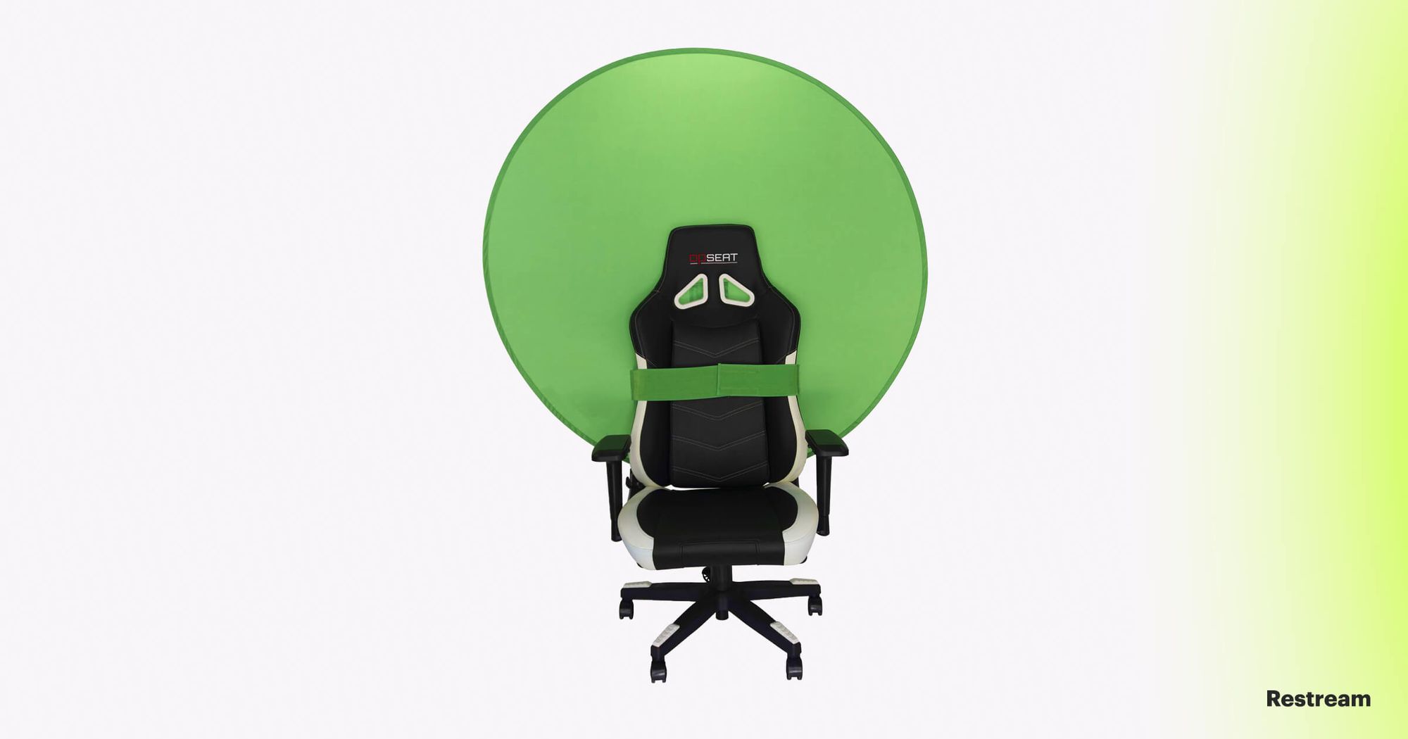 Webaround Big Shot Office Chair Green Screen