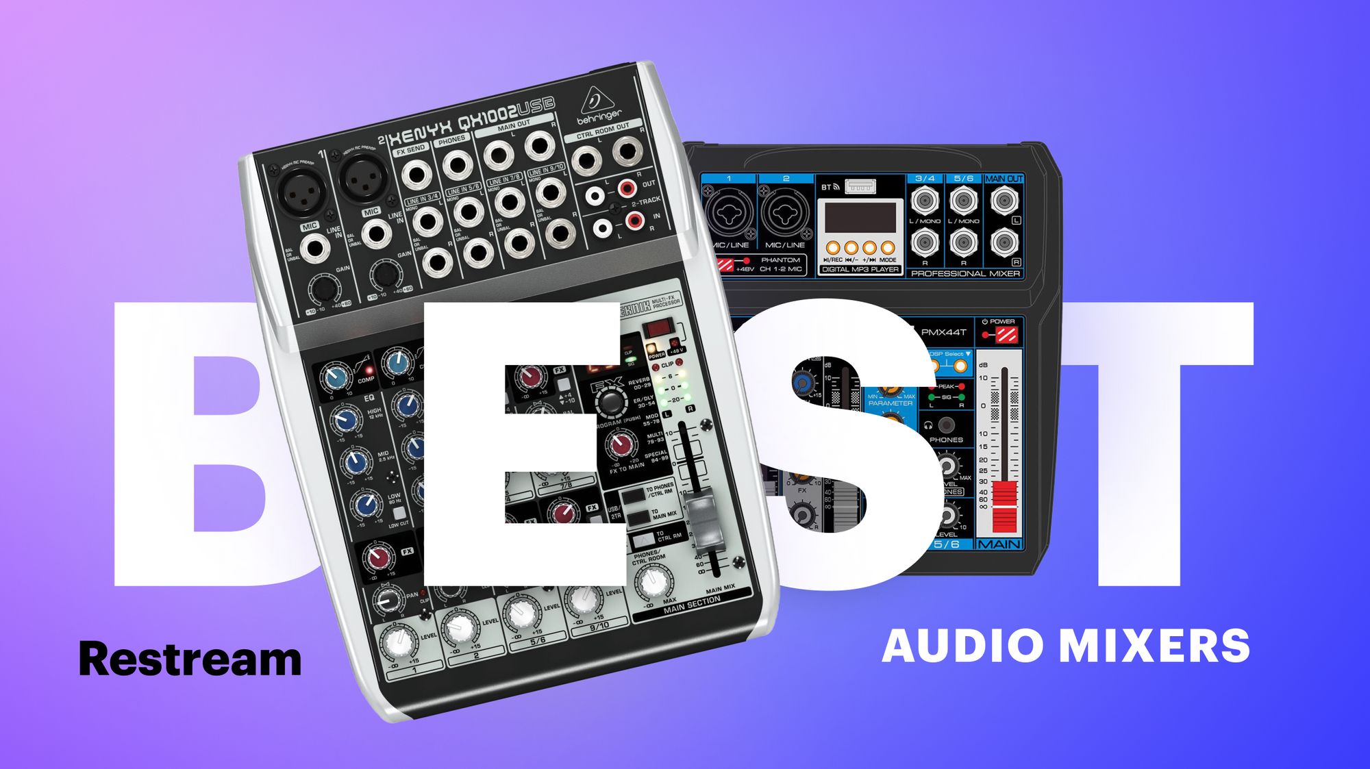 The Top 7 Audio Mixers for Streaming in 2022 – Restream Blog