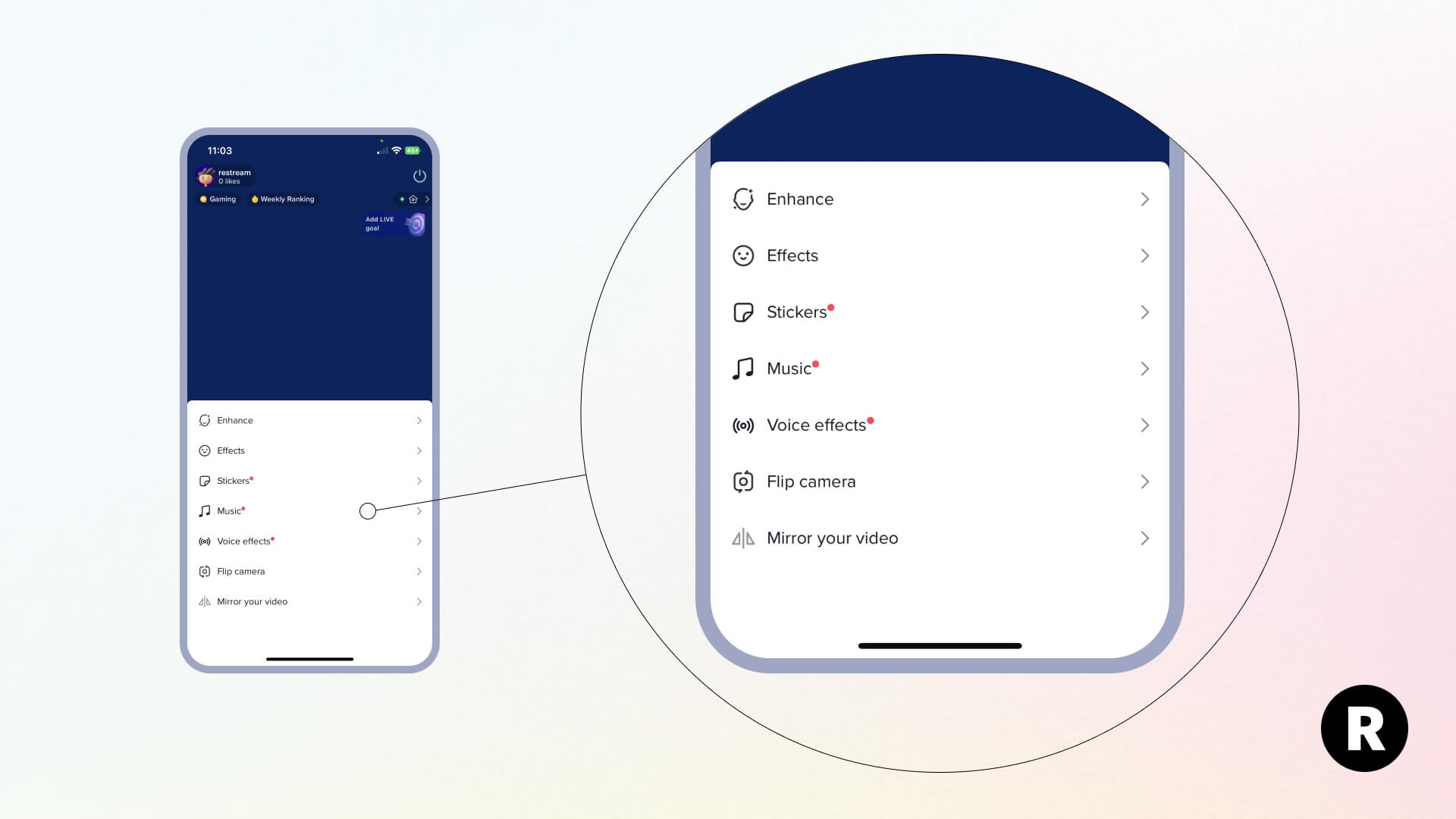 Enhance settings you can change before going live on TikTok