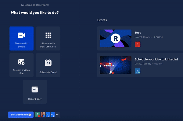 How to add custom RTMP channel in Restream