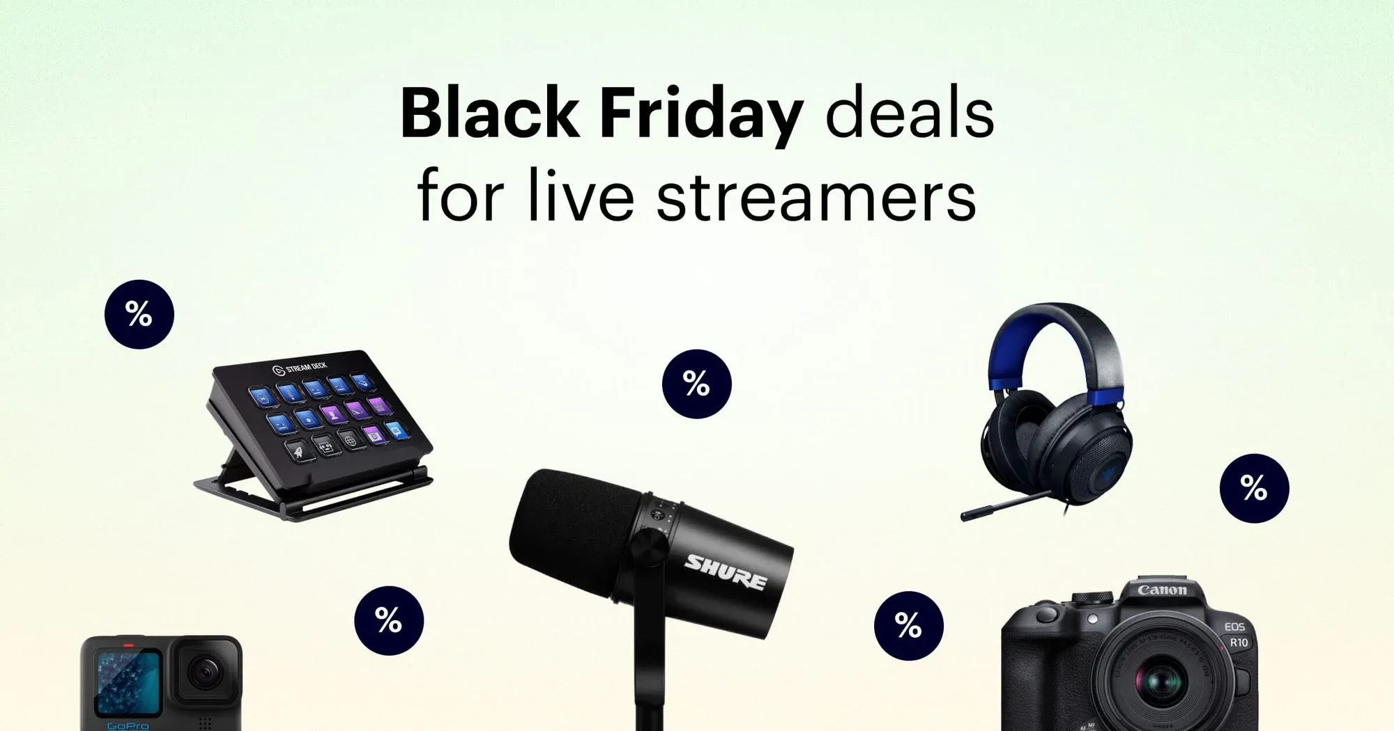 Black Friday 2024 deals for streamers and content creators