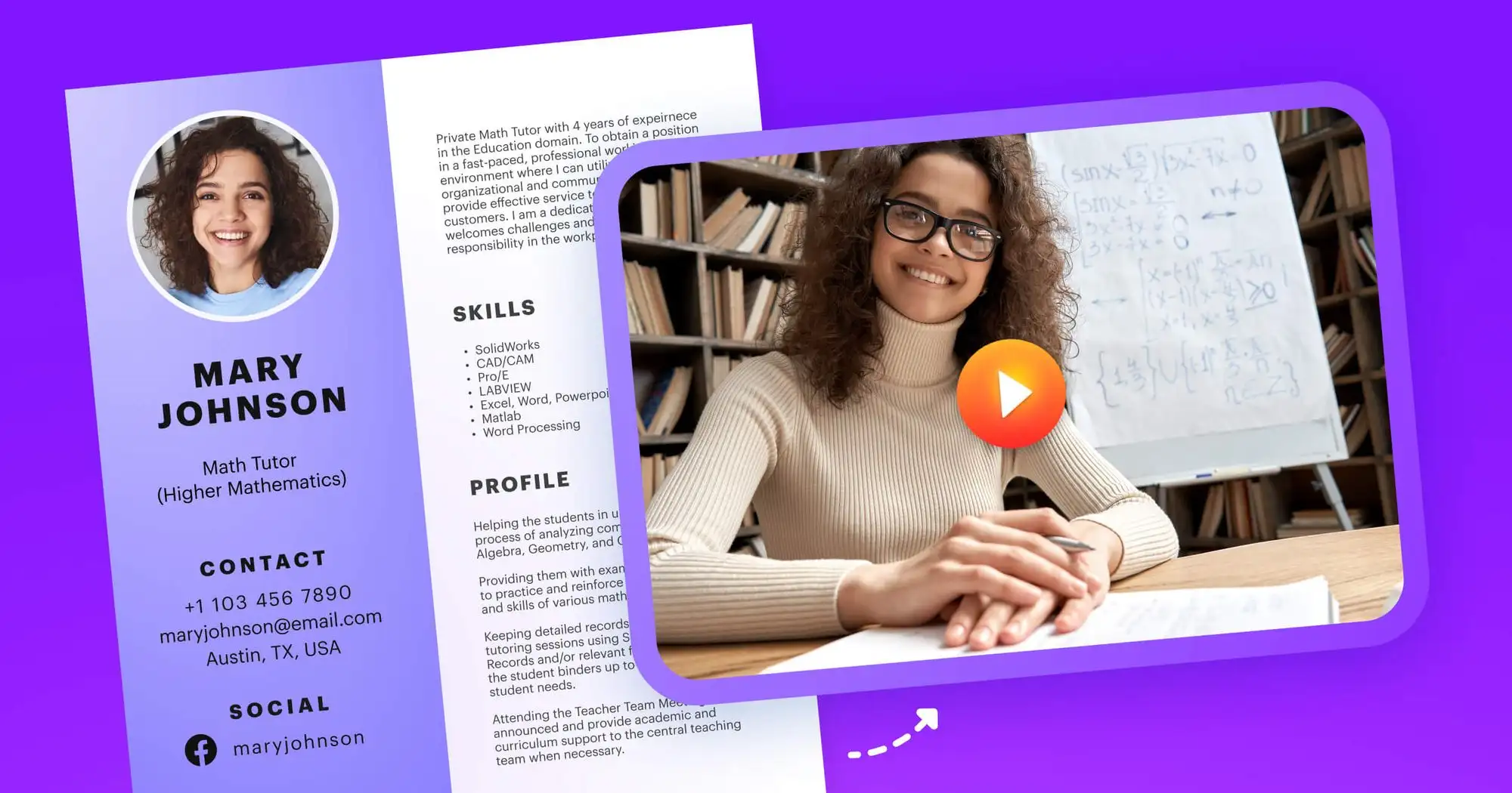 How to make a video resume