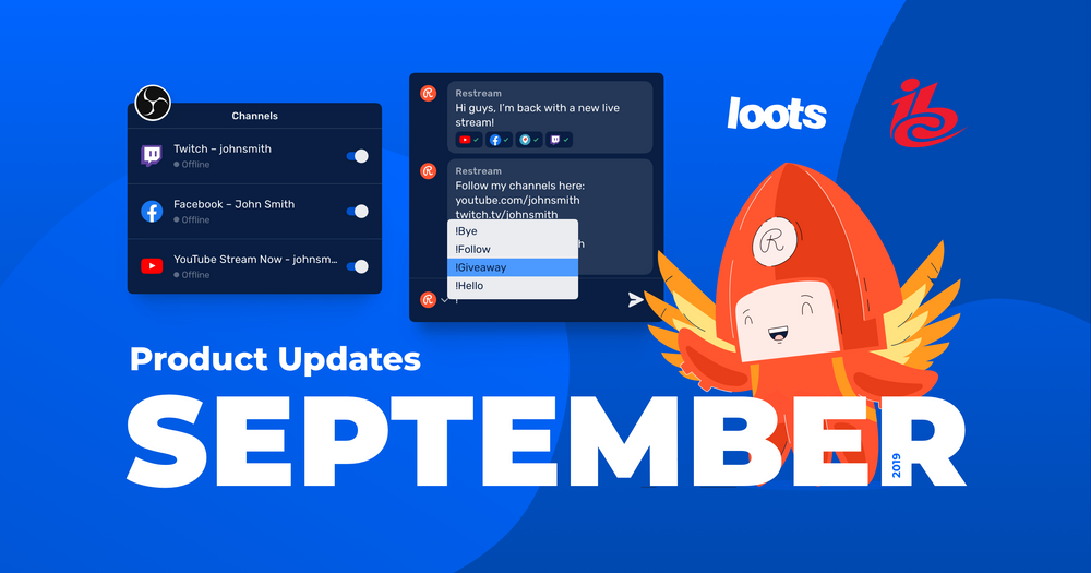 September 2019 product updates