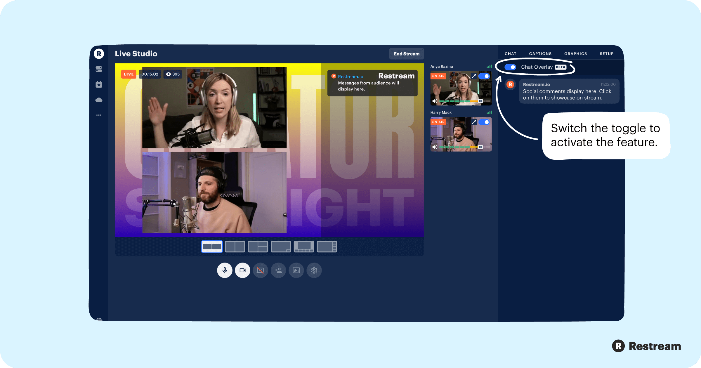 Chat Overlay In Restream Studio – Restream Blog