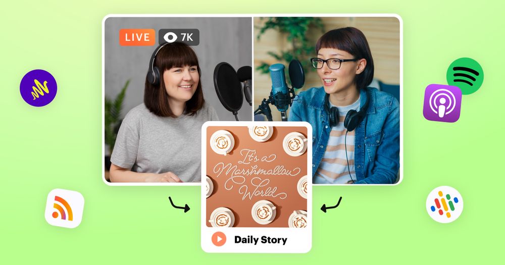 Create engaging podcasts from your live videos