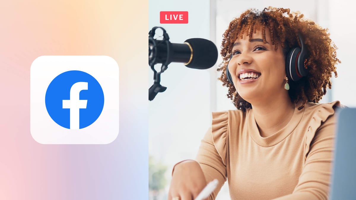 Capture and stream in real-time Facebook Live reactions