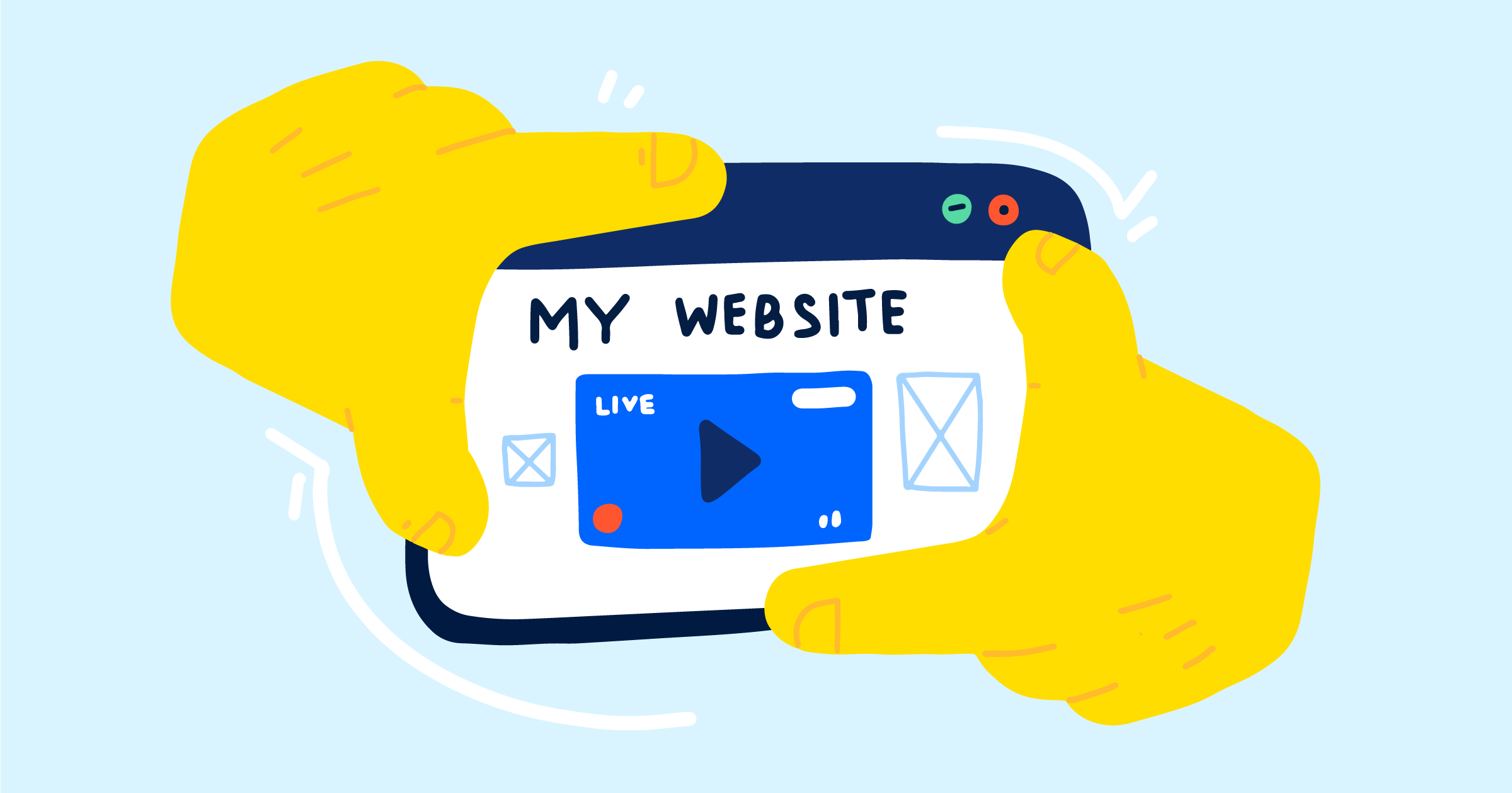 How to live stream to your website