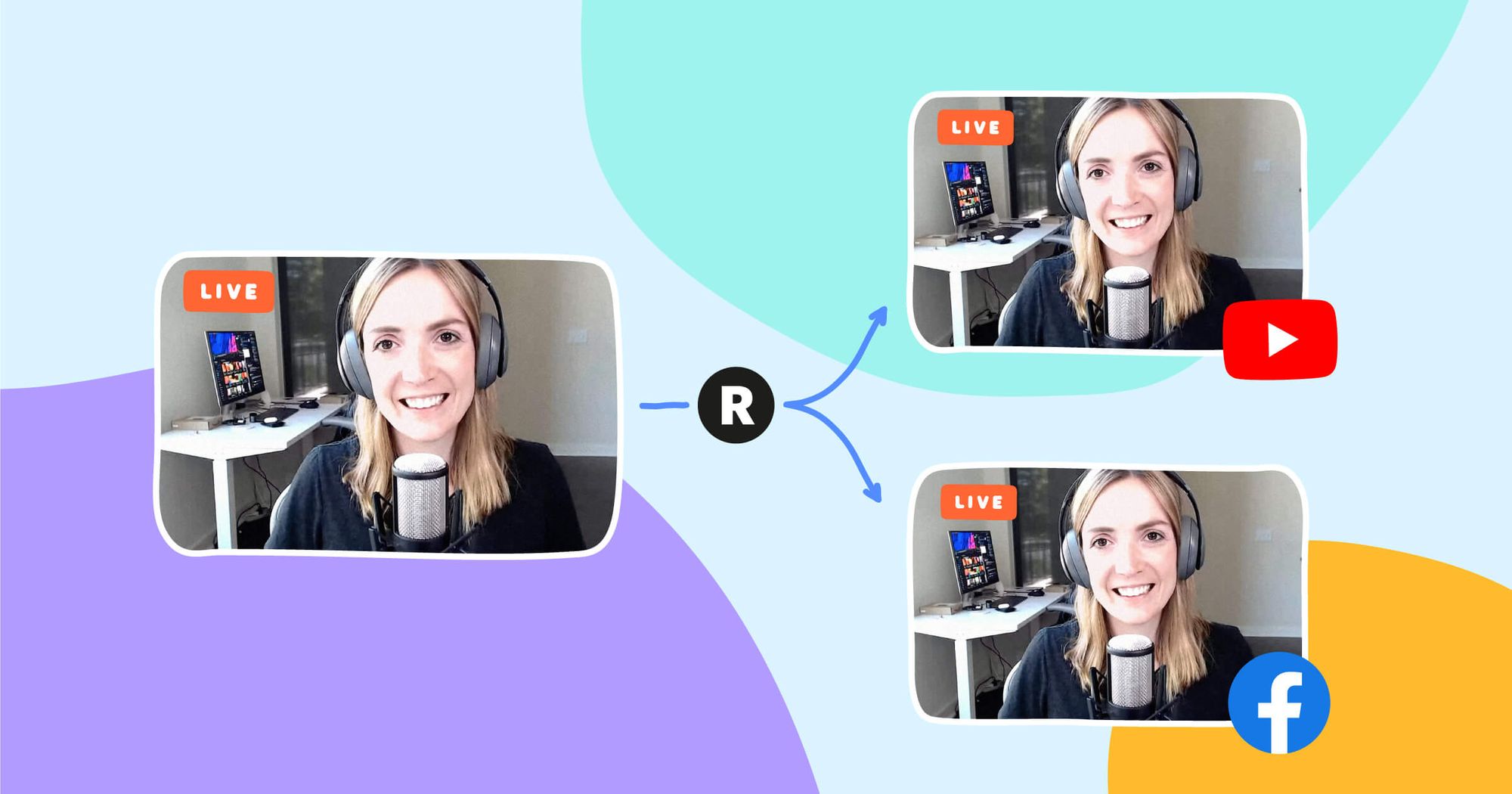 How to stream to Facebook and YouTube at the same time
