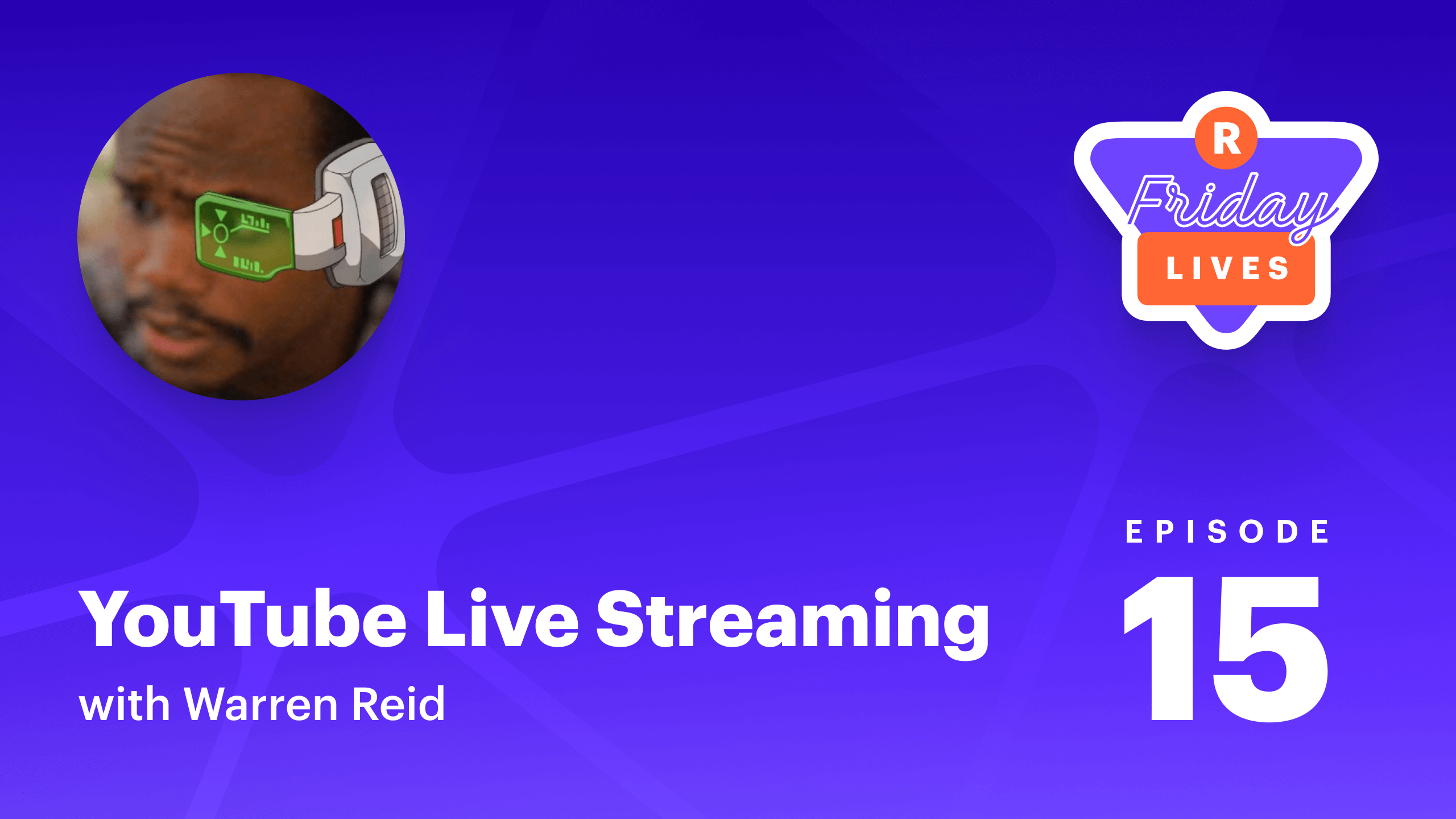 YouTube live streaming — with Warren Reid