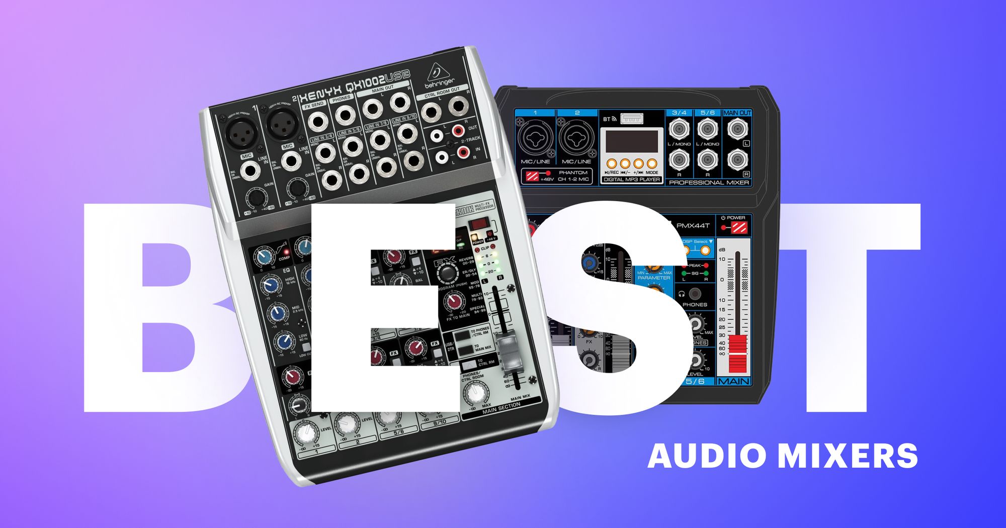 The top 7 audio mixers for streaming in 2022