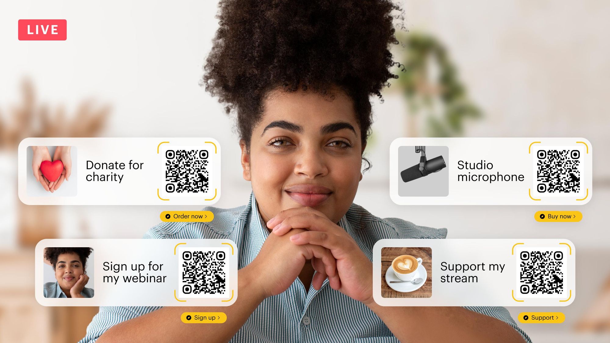 5 ways to use QR codes in your live streams