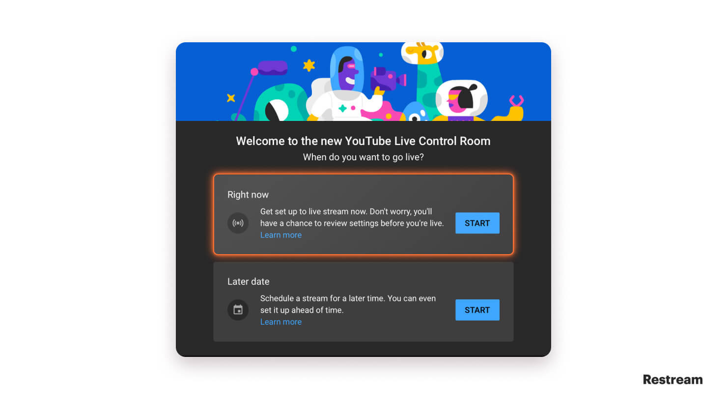 How To Find Your Youtube Stream Key Restream Integrations