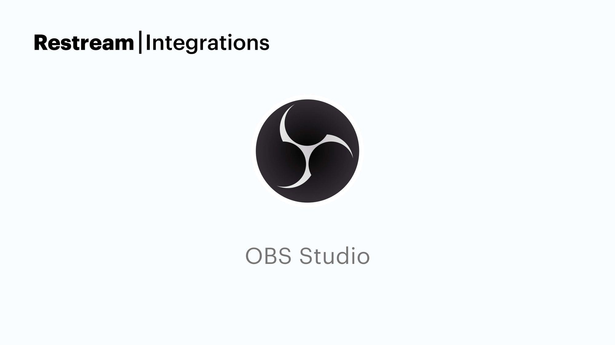 How to Use OBS Studio with Restream | Restream Integrations