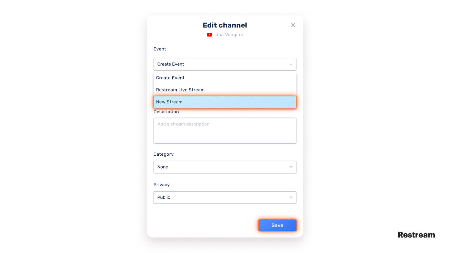 Edit channel settings