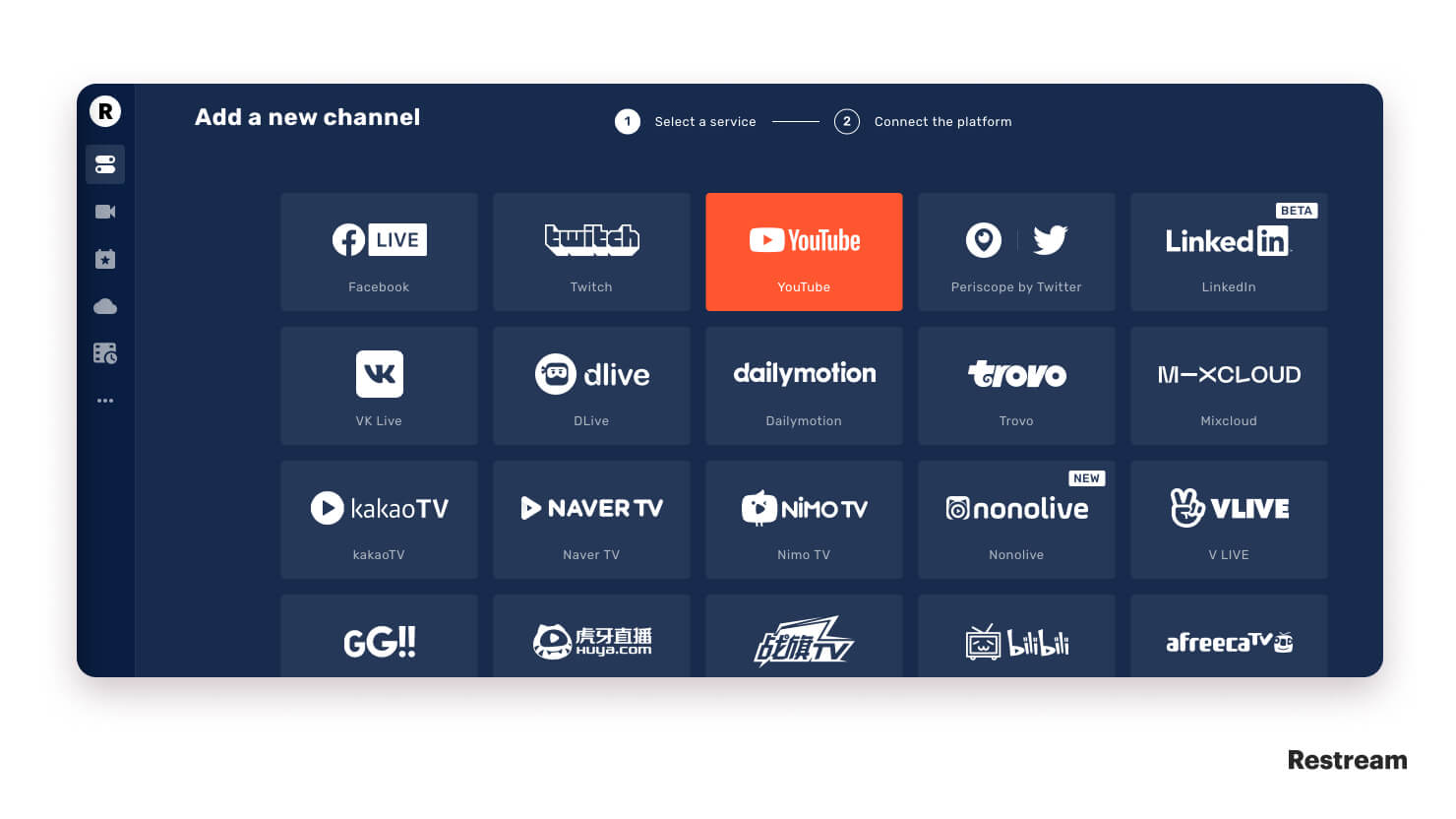 Schedule a YouTube Live Stream in Advance Restream Integrations