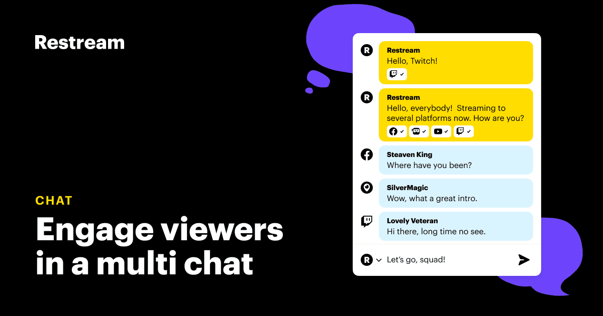 Cross Platform Chat Restream