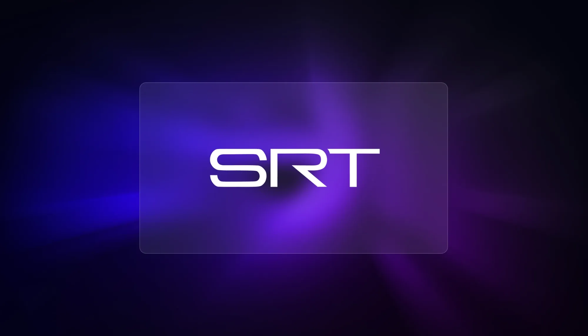 Stream with SRT